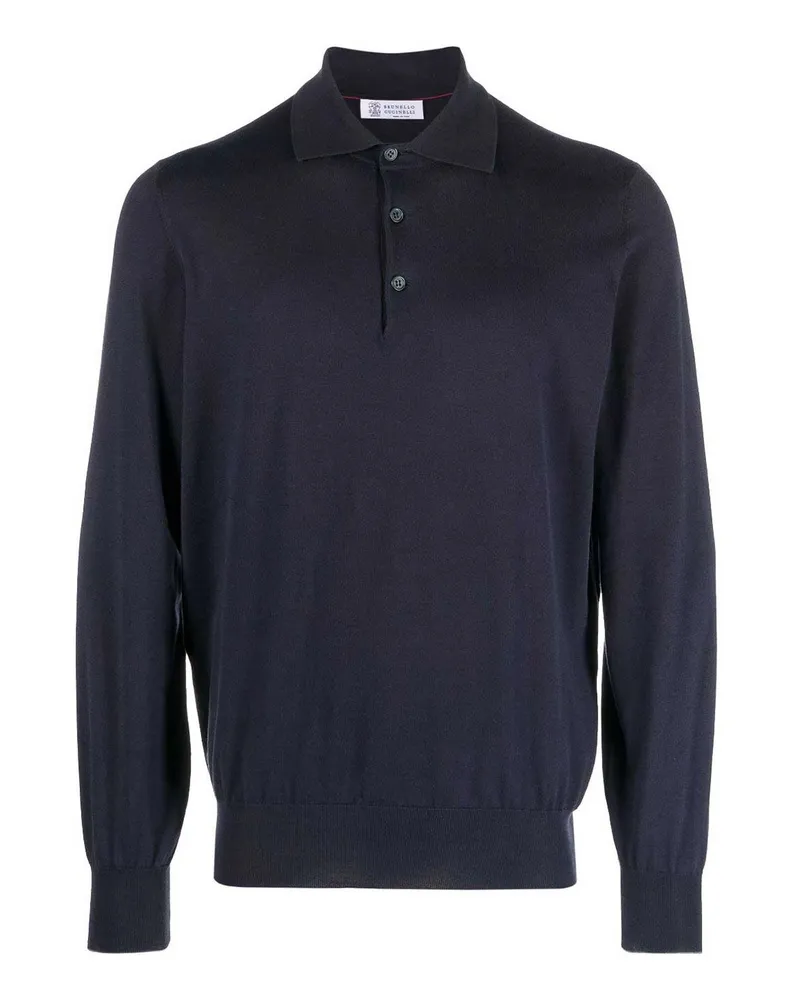 Brunello Cucinelli Poloshirt - Blau Blau