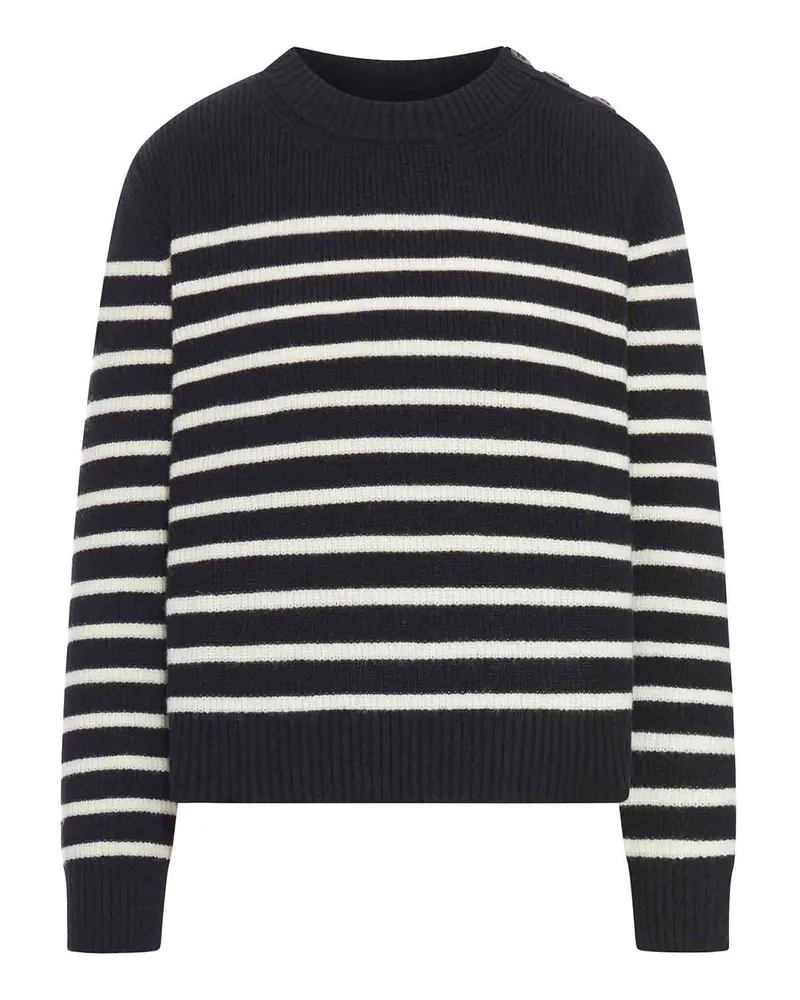 Roberto Collina Rundhalspullover - Schwarz Schwarz