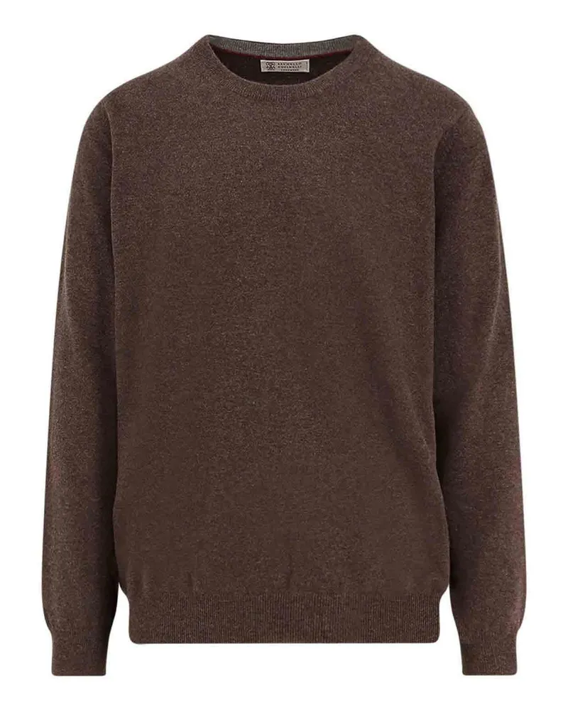 Brunello Cucinelli U-Boot-Pullover - Grau Grau