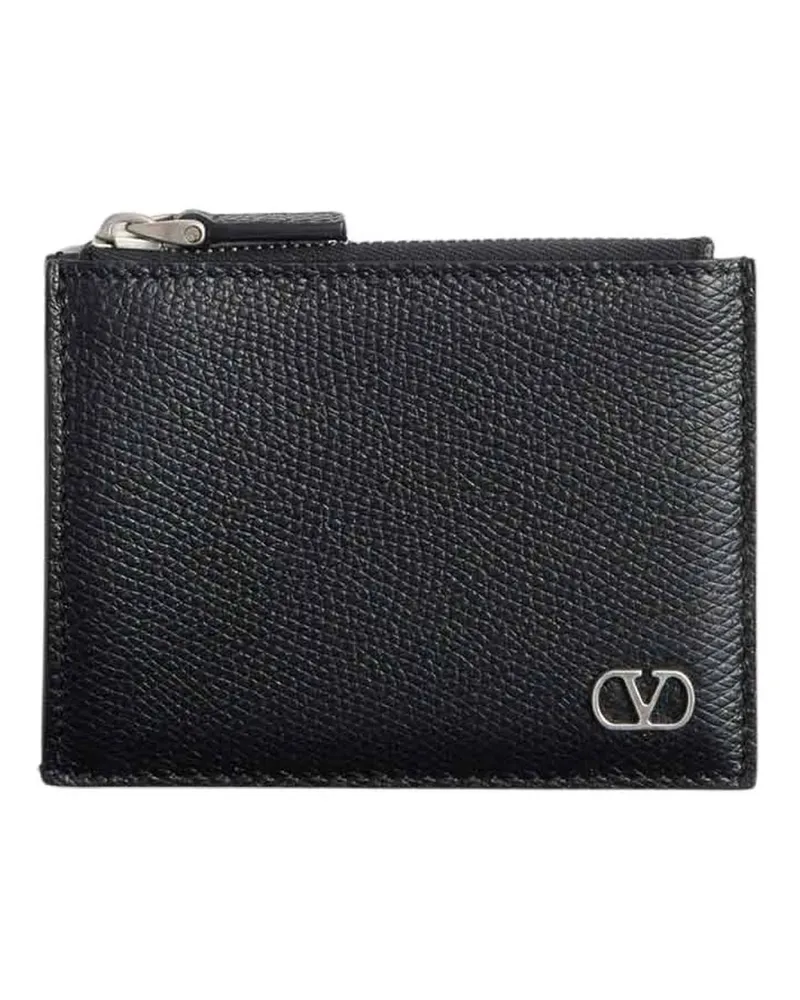 Valentino Garavani Portemonnaie - Schwarz Schwarz