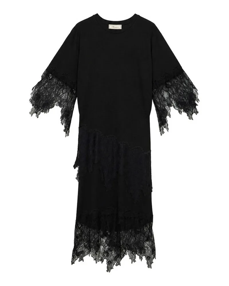 Blumarine Knielanges Kleid - Schwarz Schwarz