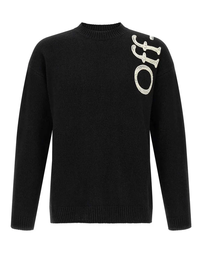 OFF-WHITE Rundhalspullover - Weiß Weiß