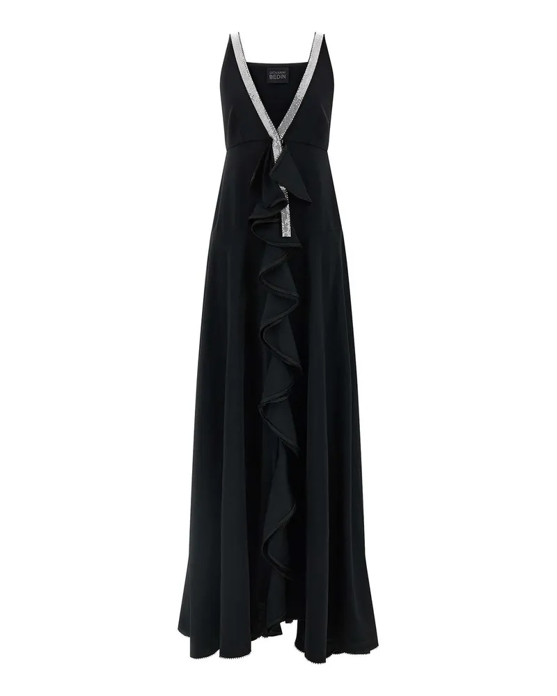 Giovanni Bedin Knielanges Kleid - Schwarz Schwarz