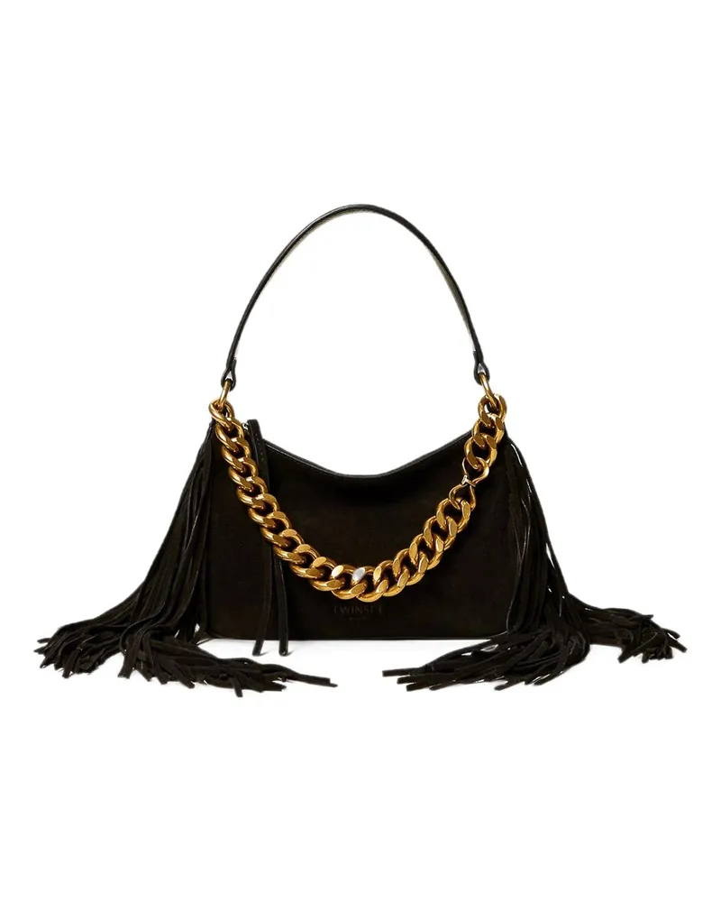 Twin-Set Schultertasche - Schwarz Schwarz