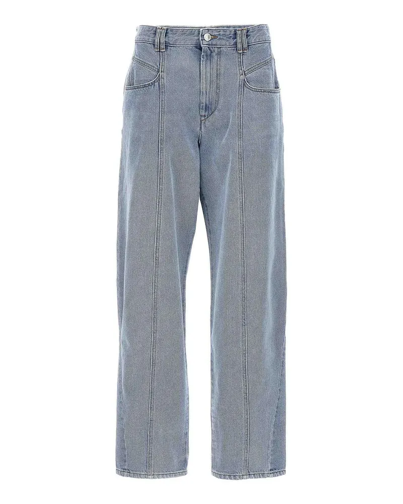 Isabel Marant Straight Leg Jeans - Hellblau Hellblau