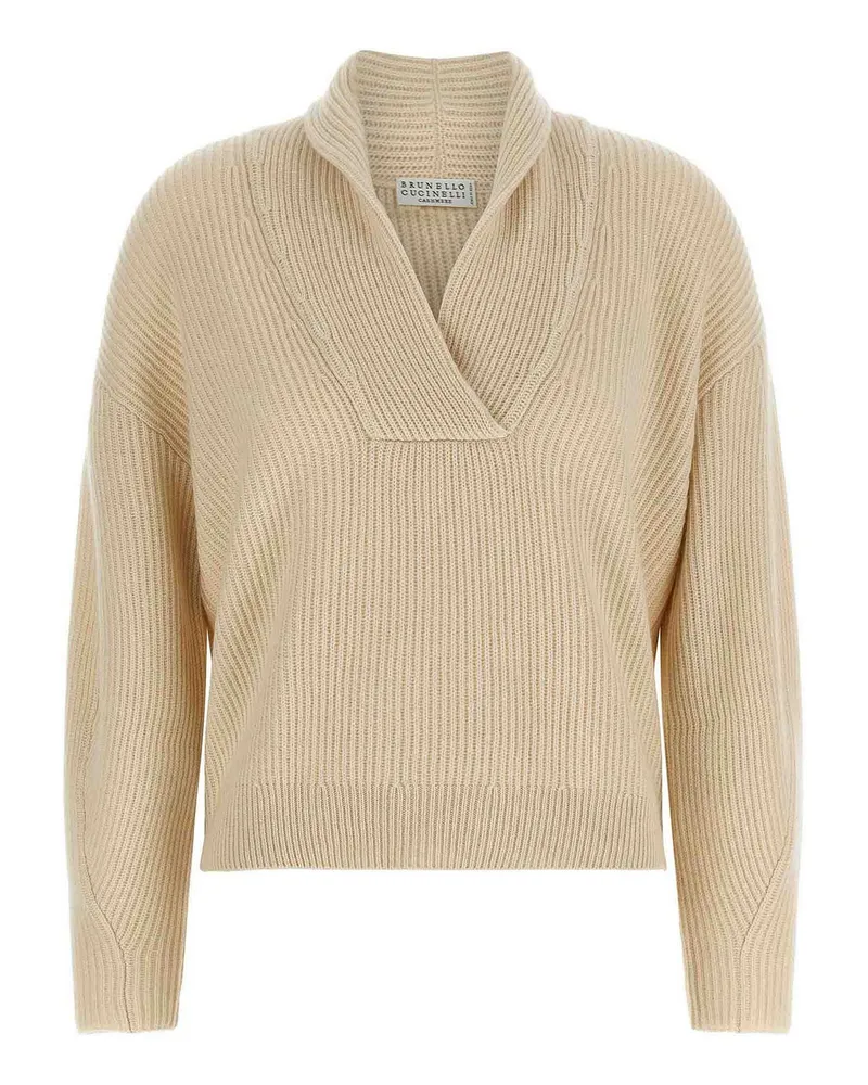 Brunello Cucinelli Rundhalspullover - Beige Beige