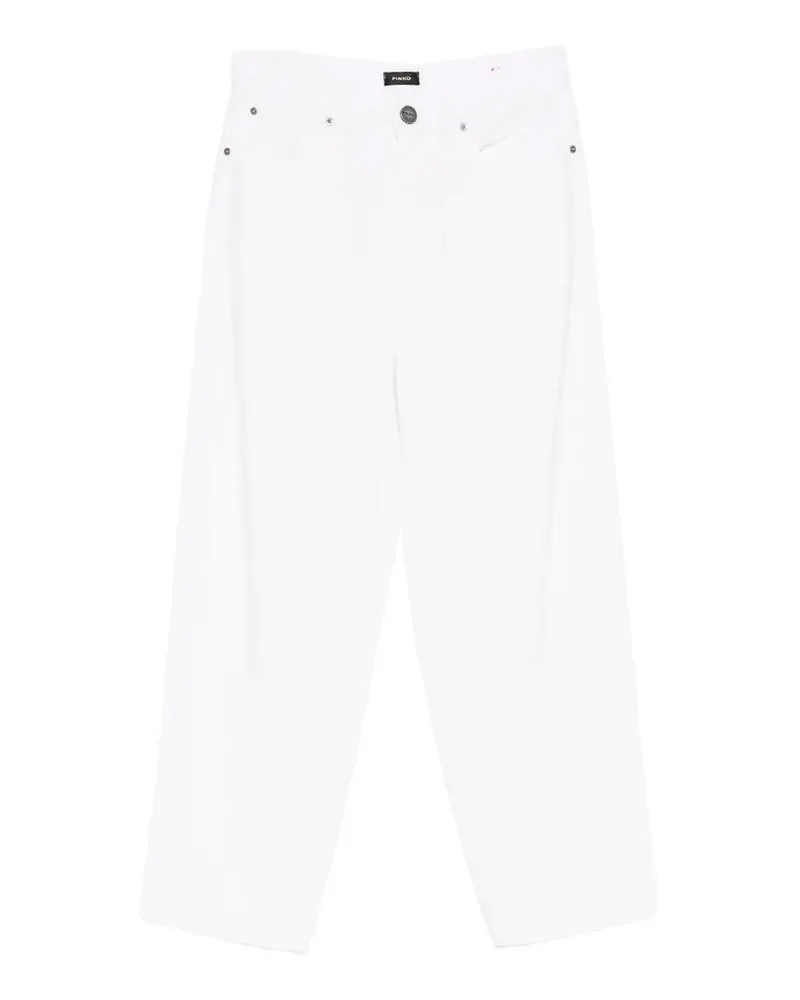 Pinko Straight Leg Jeans - Weiß Weiß