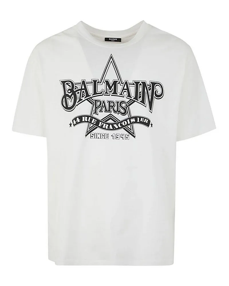 Balmain T-Shirt - Weiß Weiß
