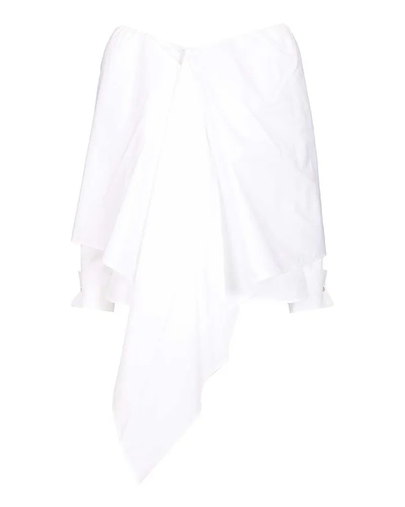Max Mara Bluse - Weiß Weiß