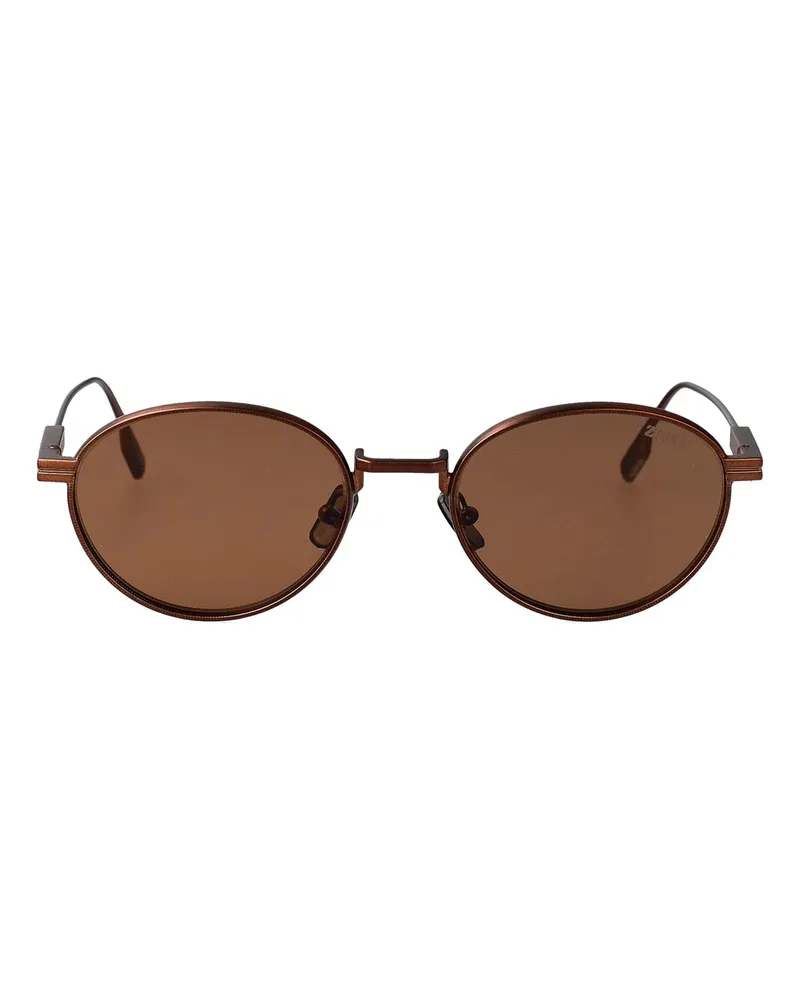 Ermenegildo Zegna Sonnenbrille - Braun Braun
