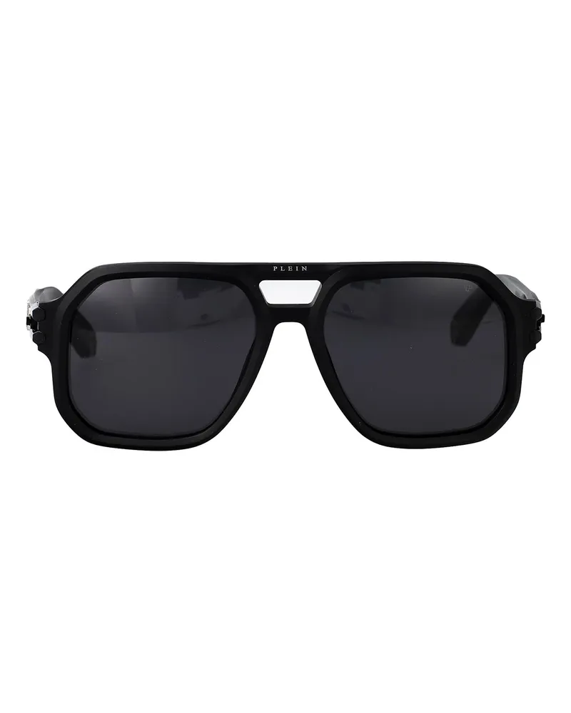 Philipp Plein Sonnenbrille - Schwarz Schwarz