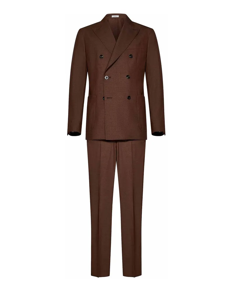 Boglioli Eleganter Anzug - Braun Braun
