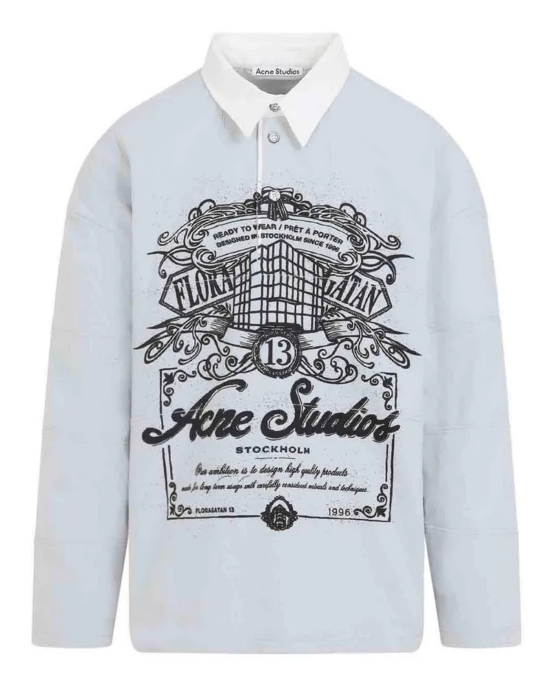 Acne Studios T-Shirt - Hellgrau Hellgrau