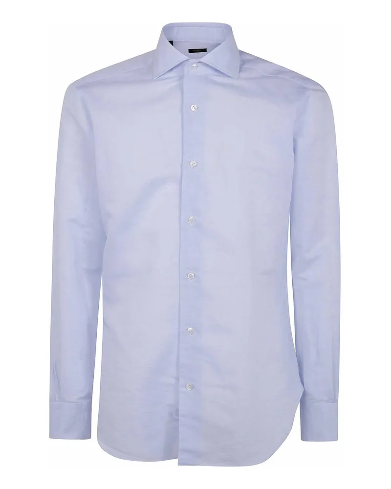 BARBA Hemd - Blau Blau