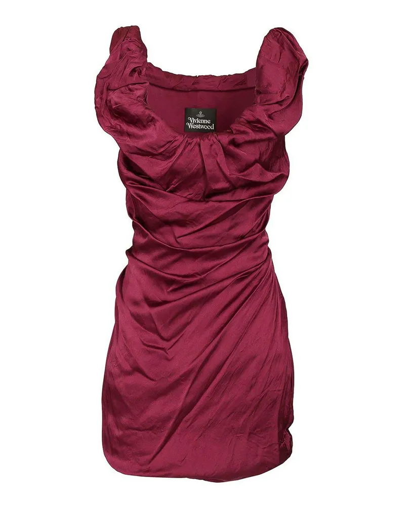 Vivienne Westwood Kurzes Kleid - Dunkelrot Dunkelrot