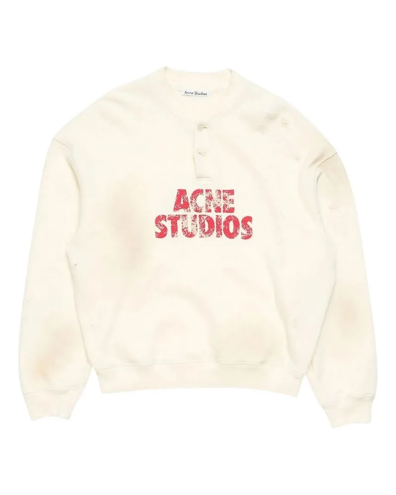 Acne Studios Sweatshirt - Weiß Weiß
