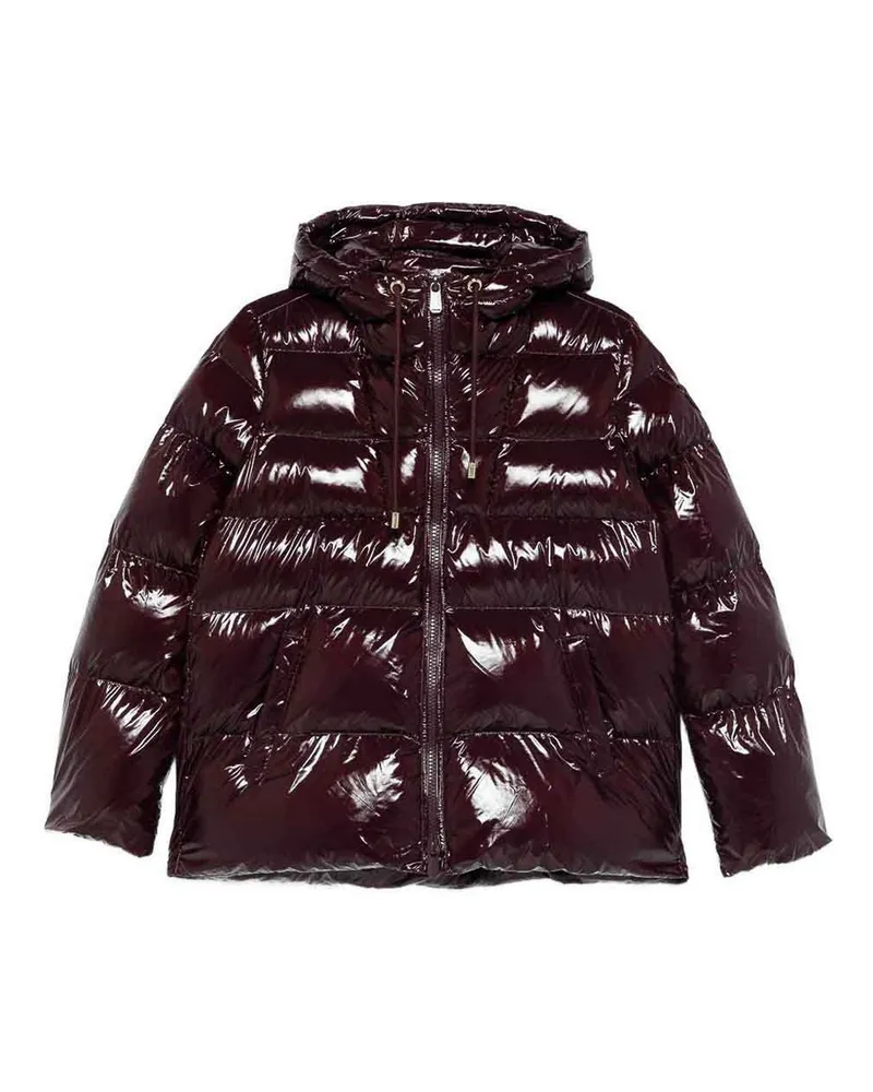 Pinko Daunenjacke - Dunkelrot Dunkelrot