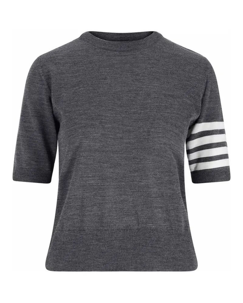 Thom Browne U-Boot-Pullover - Grau Grau