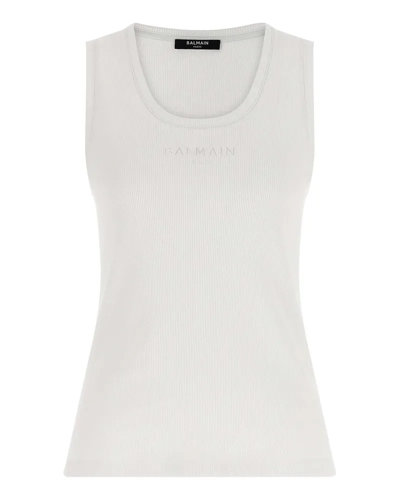 Balmain Top - Weiß Weiß