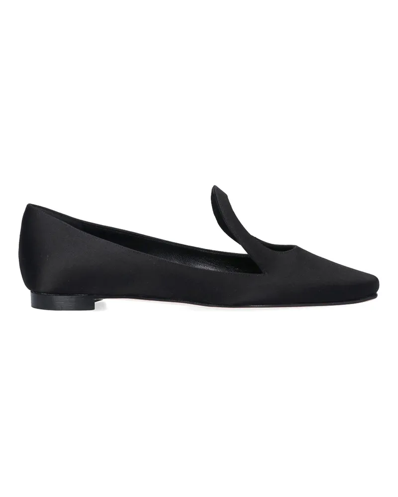 Manolo Blahnik Ballerinas - Schwarz Schwarz