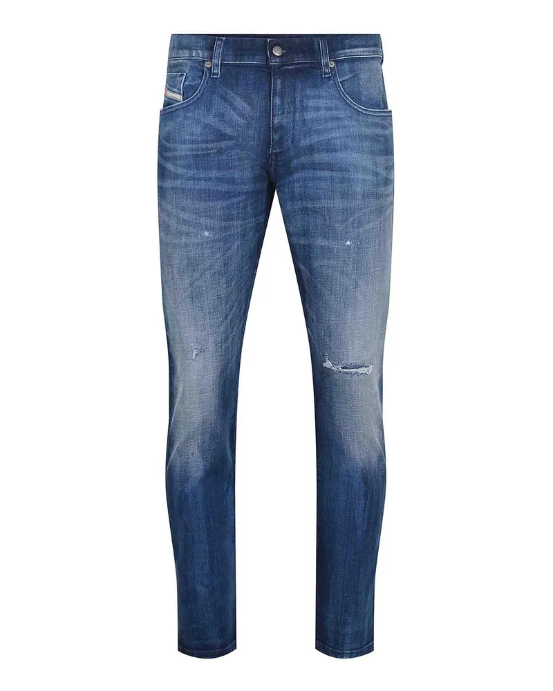 Diesel Straight Leg Jeans - Blau Blau