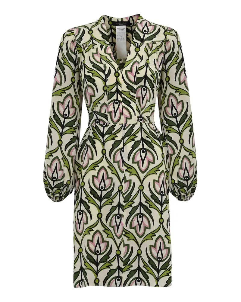 Max Mara Maxikleid - Bunt Bunt