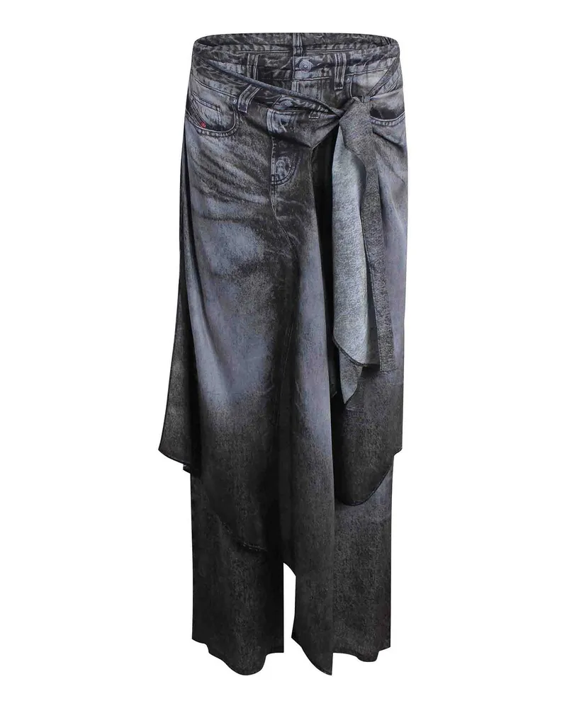 Diesel Casual Hose - Schwarz Schwarz