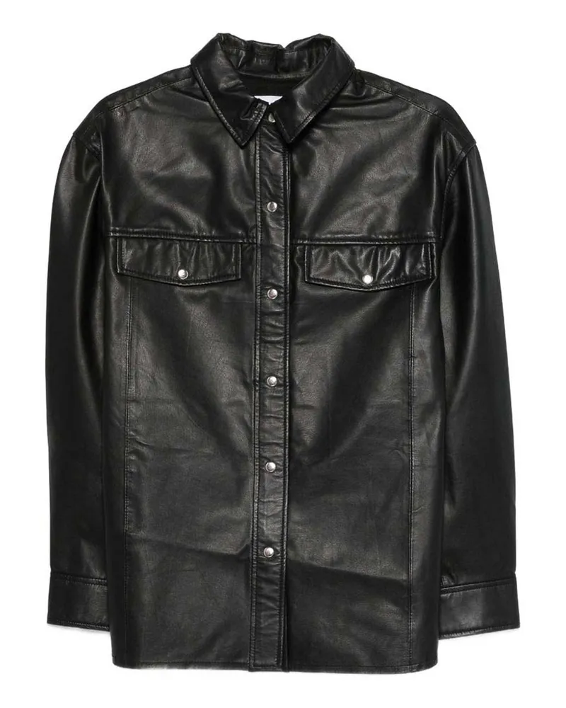IRO Lederjacke - Schwarz Schwarz