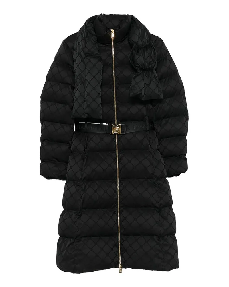Elisabetta Franchi Daunenmantel - Schwarz Schwarz