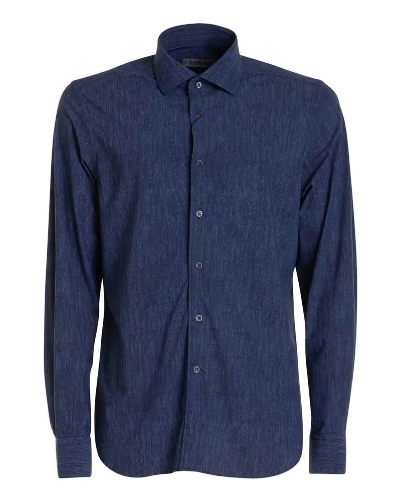 Corneliani Hemd - Helles Jeansblau Helles