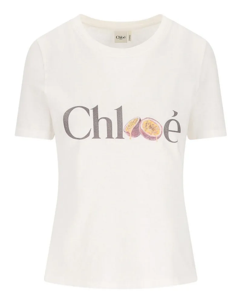 Chloé T-Shirt - Weiß Weiß