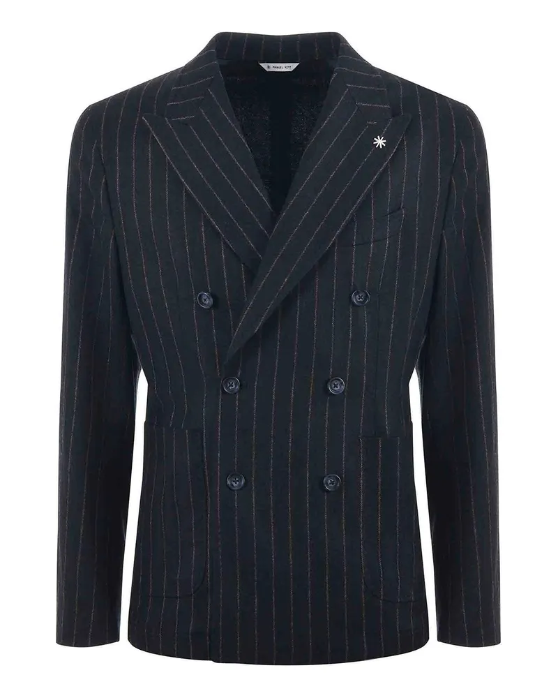 Manuel Ritz Casualjacke - Blau Blau