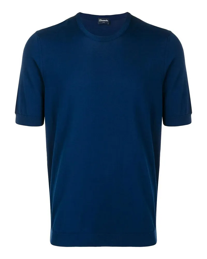 Drumohr  T-Shirt - Blau Blau