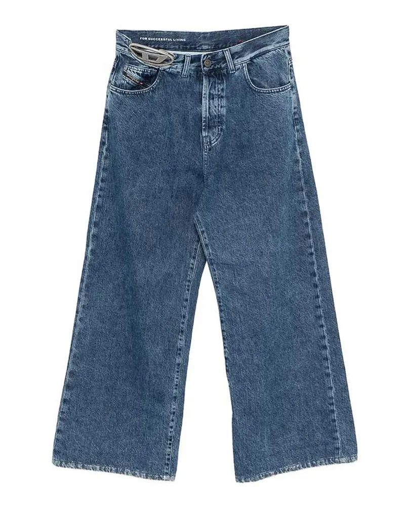 Diesel Straight Leg Jeans - Blau Blau