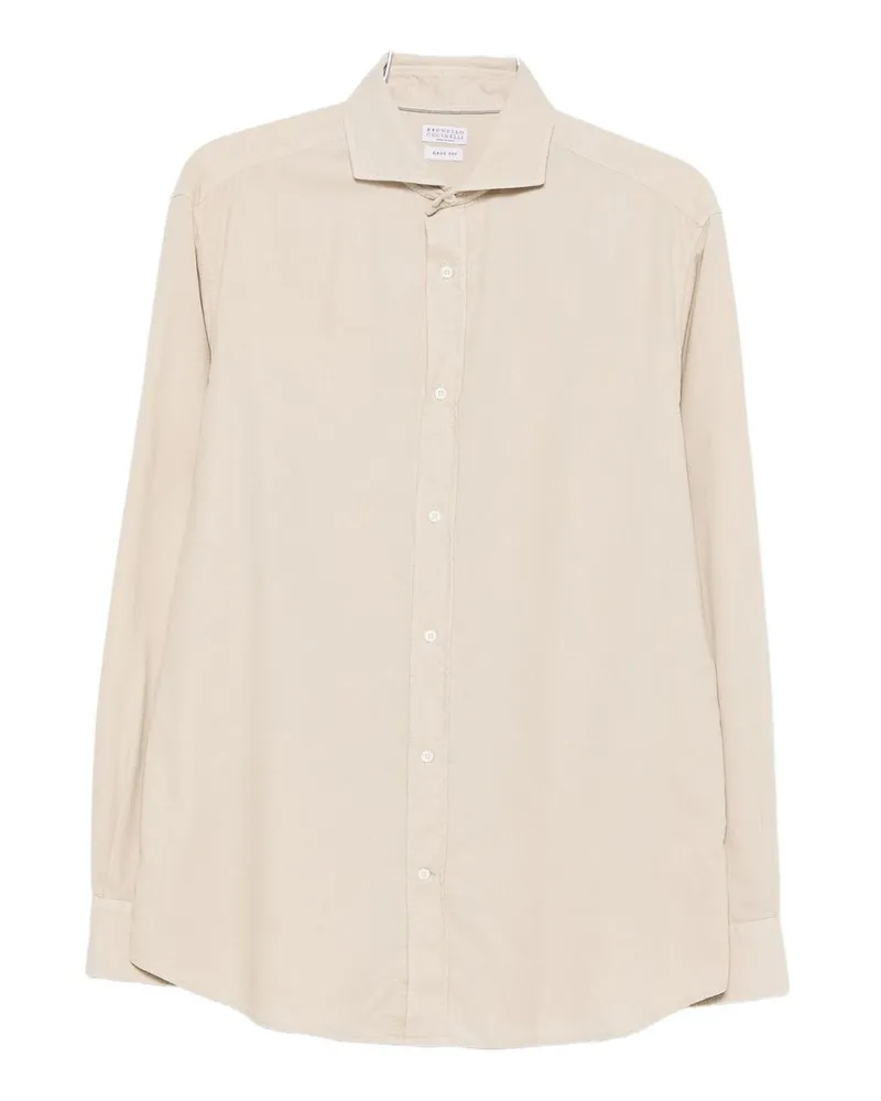 Brunello Cucinelli Hemd - Grau Grau