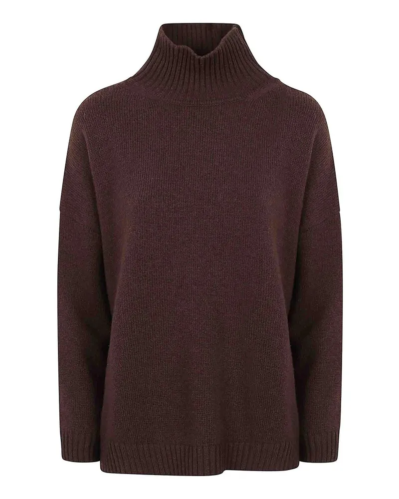 Max Mara Rollkragenpullover - Dunkelbraun Dunkelbraun