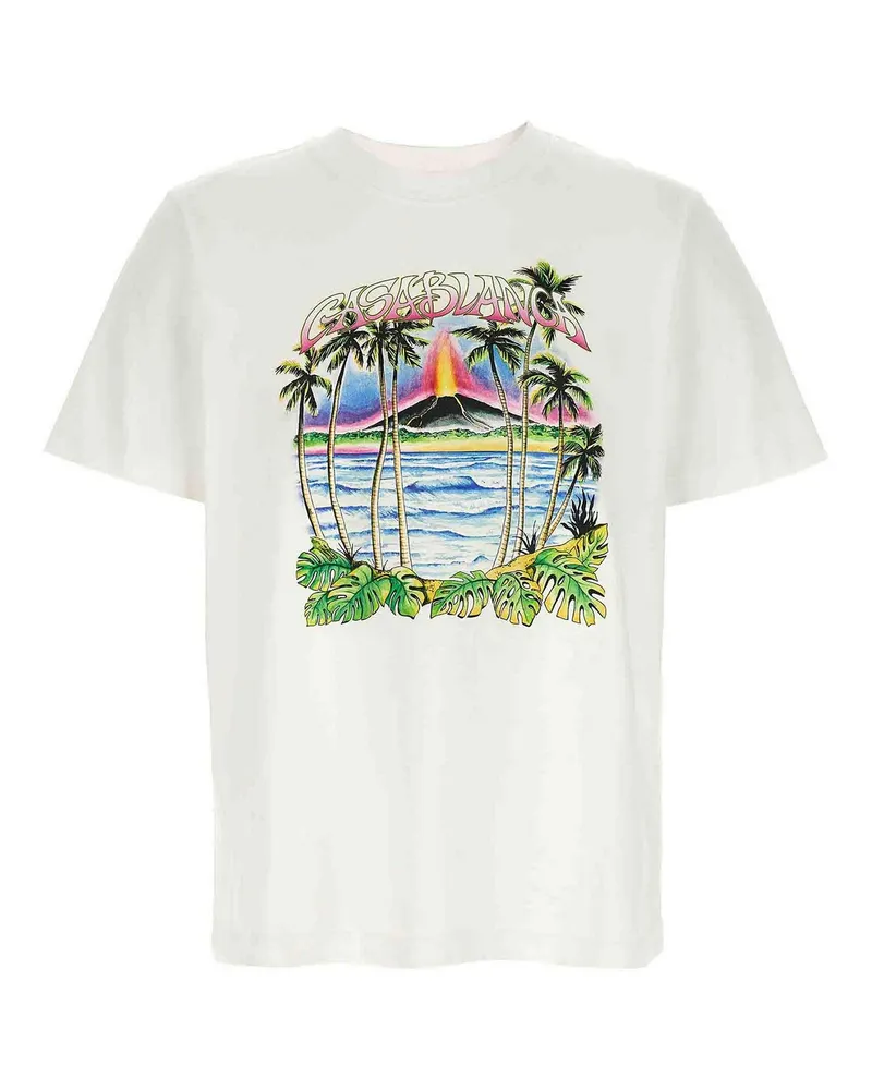 Casablanca Paris T-Shirt - Weiß Weiß