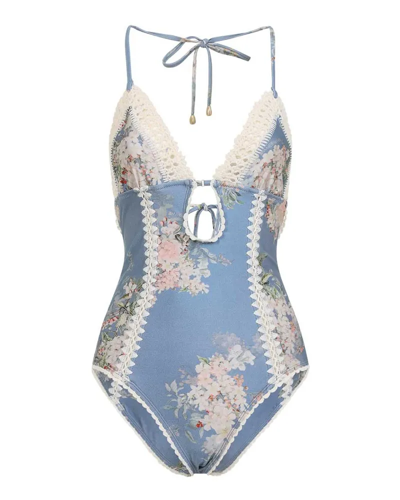 Zimmermann Badeanzug - Blau Blau
