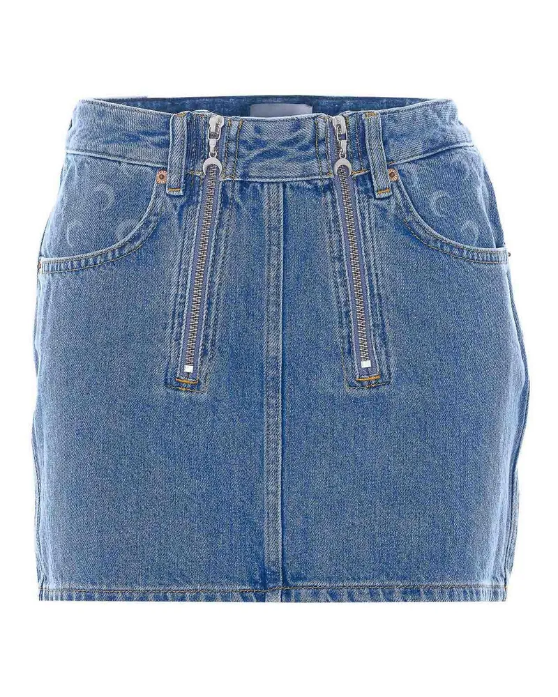 Marine Serre Minirock - Blau Blau
