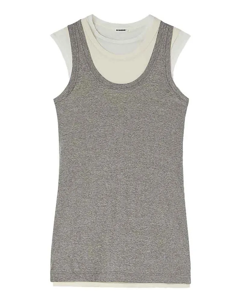 Jil Sander Top - Grau Grau