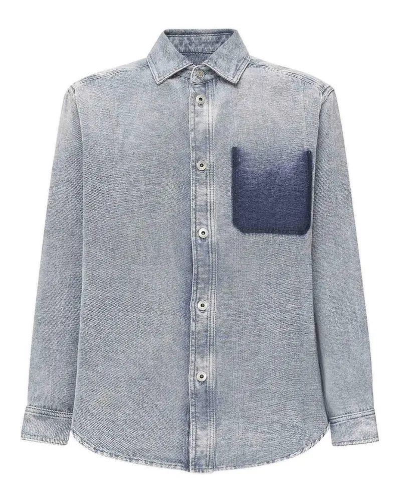 Loewe Hemd - Blau Blau