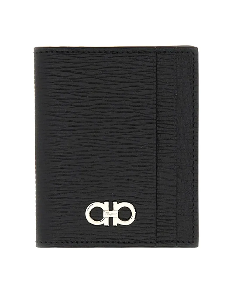 Ferragamo Portemonnaie - Schwarz Schwarz