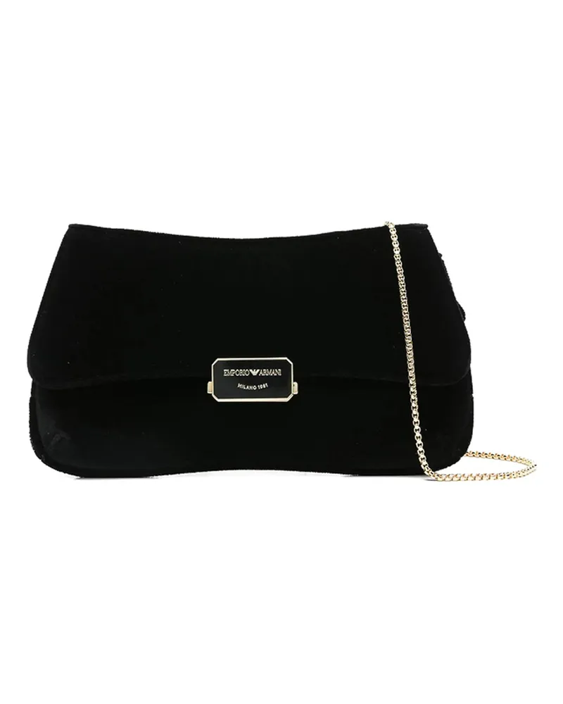 Emporio Armani Schultertasche - Schwarz Schwarz