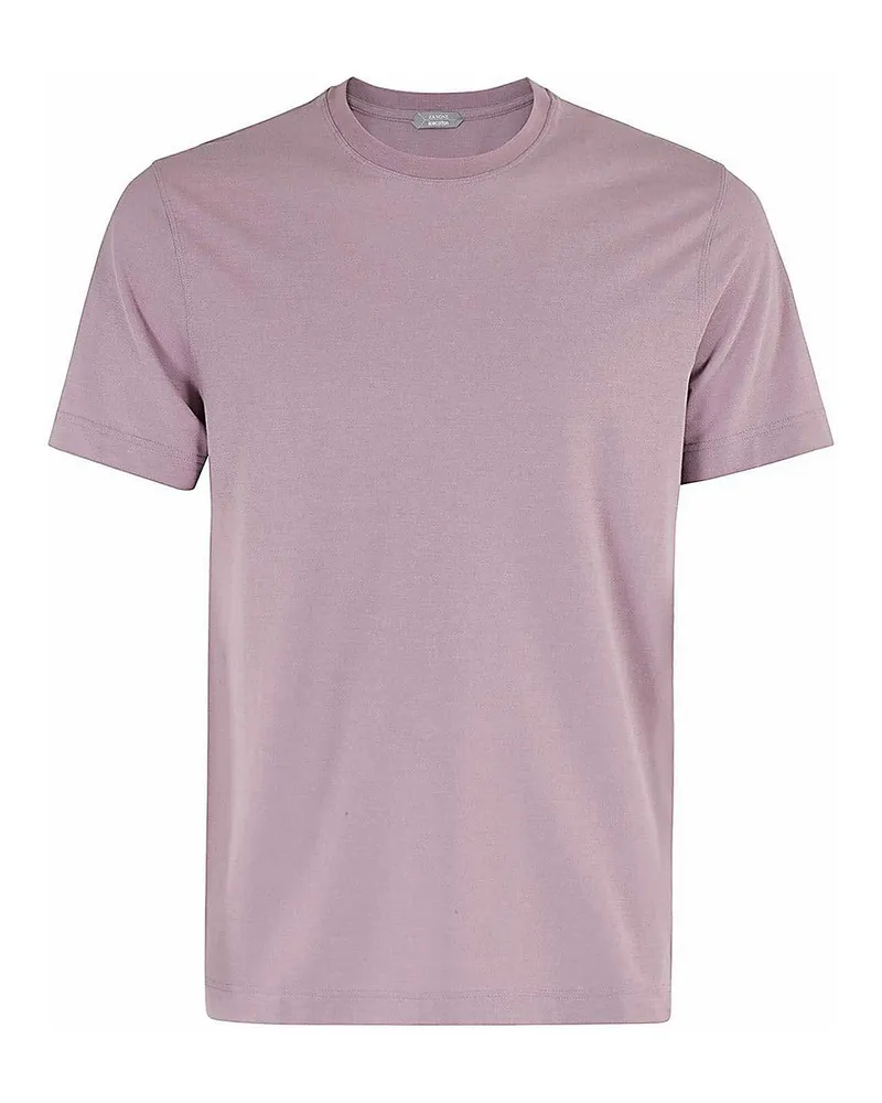 Zanone T-Shirt - Hell-Lila Hell-lila