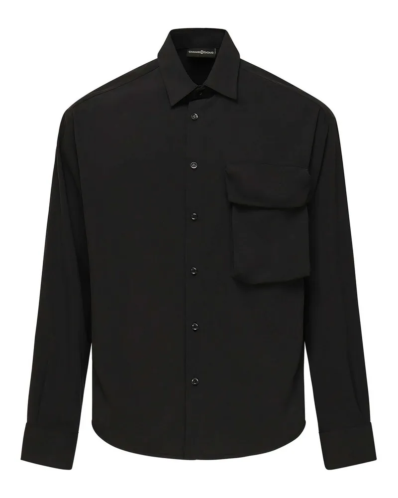 Giuliano Galiano Hemd - Schwarz Schwarz