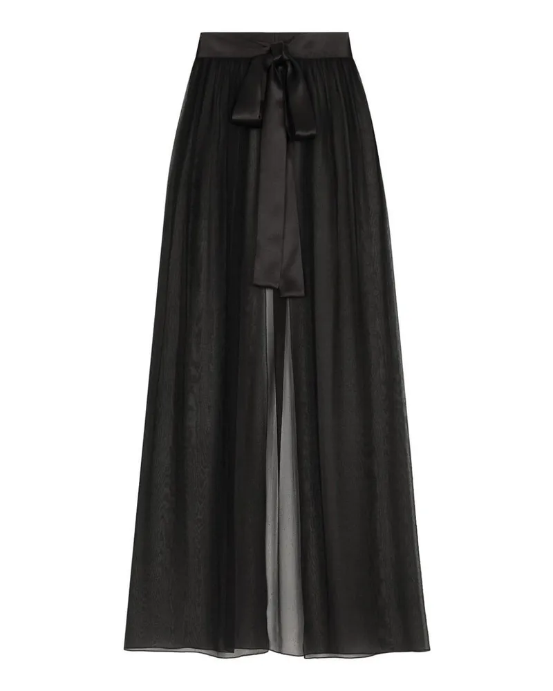 Dolce & Gabbana Knielanges Kleid - Schwarz Schwarz