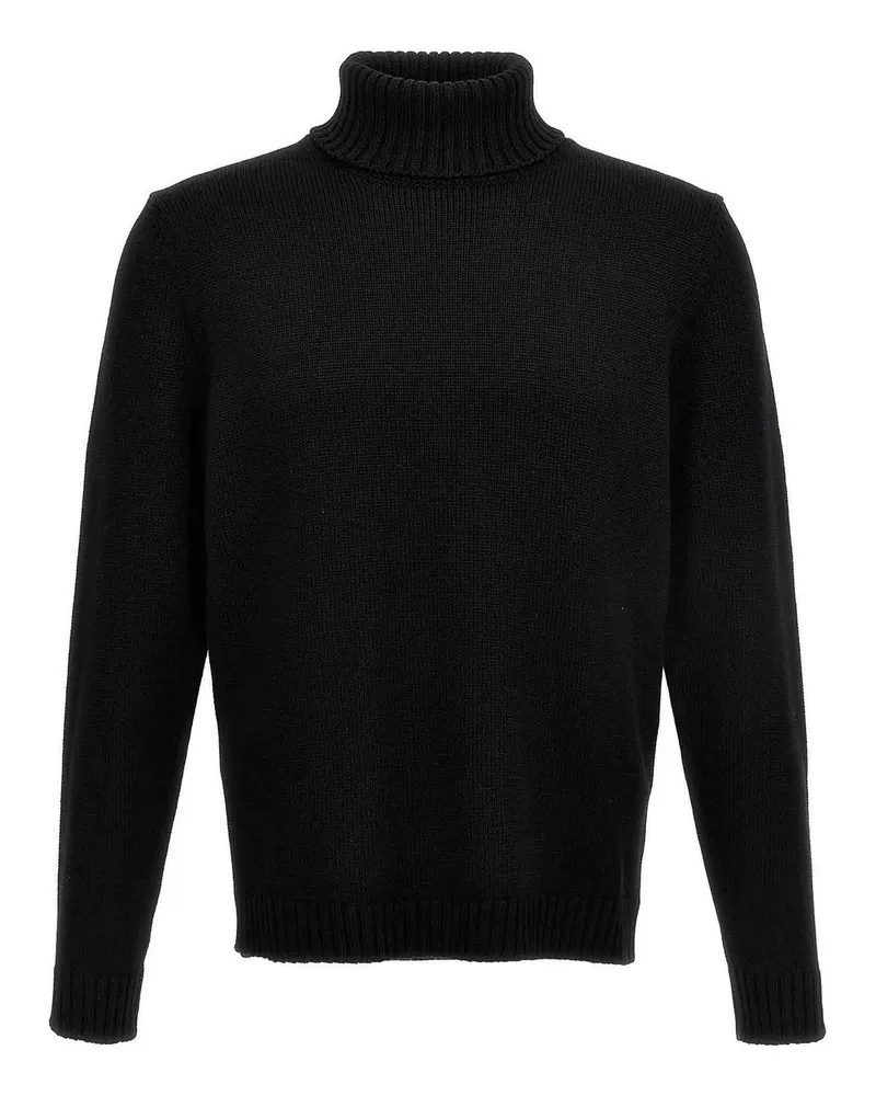 Zanone Cardigan - Schwarz Schwarz