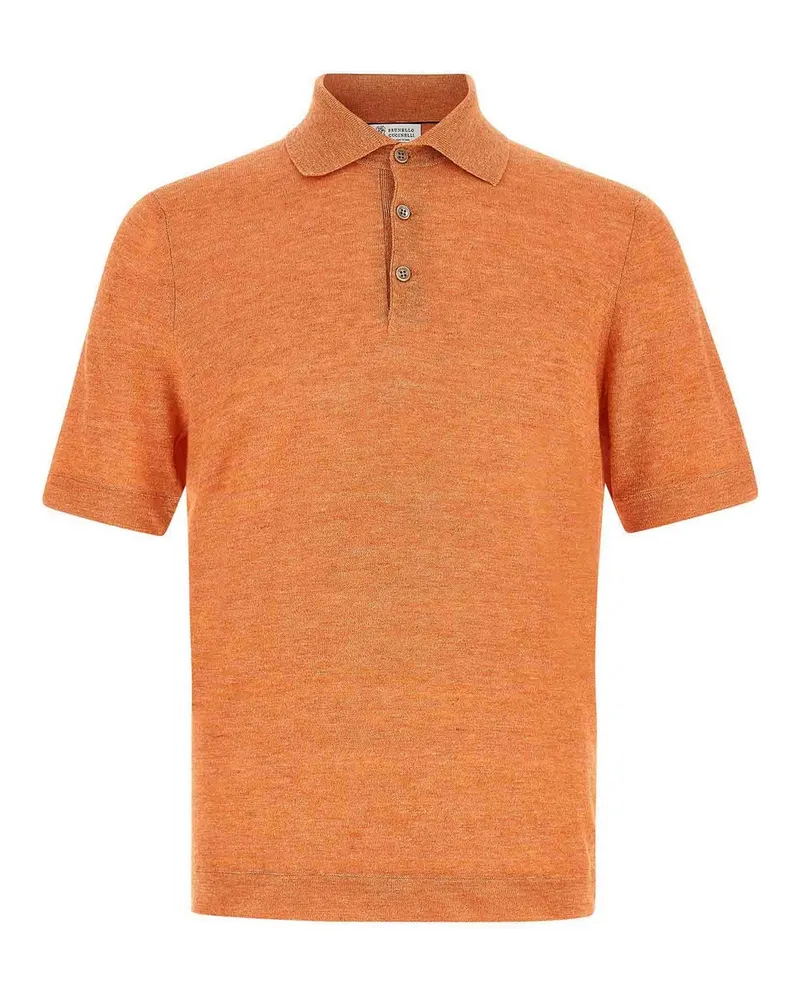 Brunello Cucinelli Poloshirt - Orange Orange