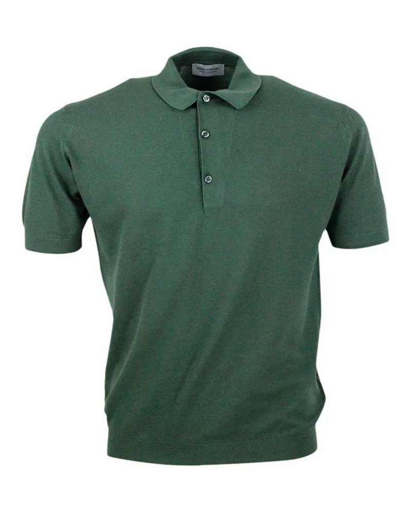 John Smedley T-Shirt - Grün Grün