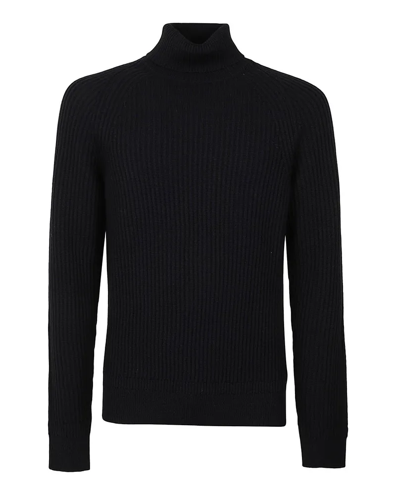 Zanone Rollkragenpullover - Blau Blau